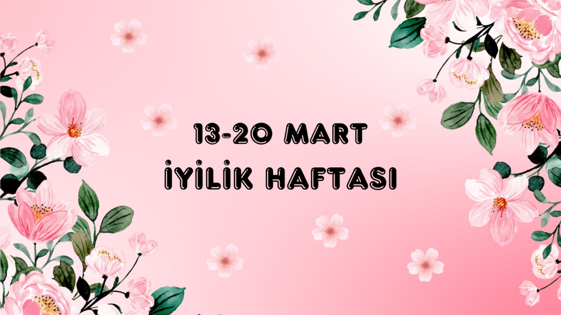 İyilik Haftası Etkinlikleri
